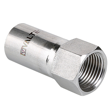 Соединитель Valtec (VTi.907.I.001805) 18 мм х 3/4 ВР(г) нержавеющая сталь