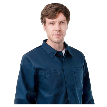 Костюм сварщика защитный Прометей 48-50 рост 170-176 см темно-синий