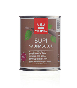 Антисептик Tikkurila/Tikkivala Supi Sauna Protect для бань и саун бесцветный 0,9 л