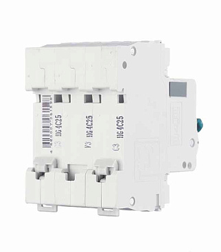 Автоматический выключатель модульный Dekraft BA-101 3P 25А тип C 4,5 кА 230/400 В (11080DEK)