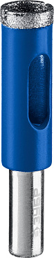 Cверло алмазное трубчатое для дрели d 10 мм по керамике и стеклу, Р60, трехгр хвостовик, ЗУБР Профессионал