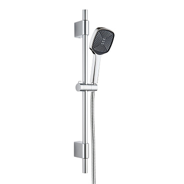 Душевой комплект Voda с лейкой со стойкой хром (VSS16)