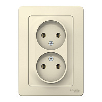 Розетка Systeme Electric Blanca встраиваемая молочная (BLNRS000022)