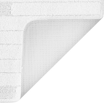 Коврик для ванной белый 50х80 см Fora Bricks (FOR-PP-BRK50-80W)