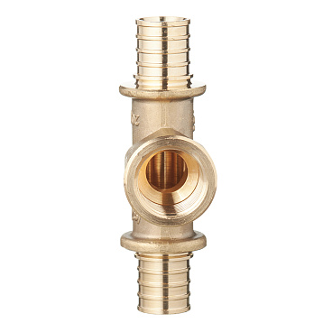 Тройник Stout 20 мм х 1/2 ВР(г) х 20 мм латунный (SFA-0028-002012)