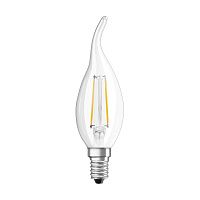 Лампа светодиодная филаментная Osram LED Star E14 2700К 6 Вт 806 Лм 220-240 В свеча на ветру прозрачная