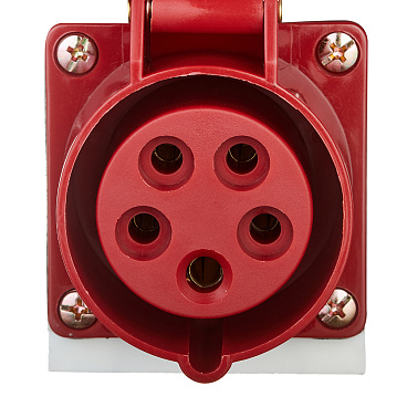 Розетка силовая угловая настенная EKF PROxima 3Р+РЕ+N 16 А 380 В IP44