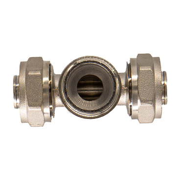 Тройник 16 обж(ц) х 1/2 НР(ш) х 16 обж(ц)