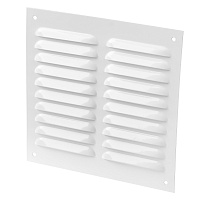 Решетка вентиляционная стальная Ore 200х200 мм белая