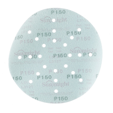 Диск шлифовальный Sunmight Film L312T d225 мм P150 на липучку пленочная основа (50 шт.) (53509)