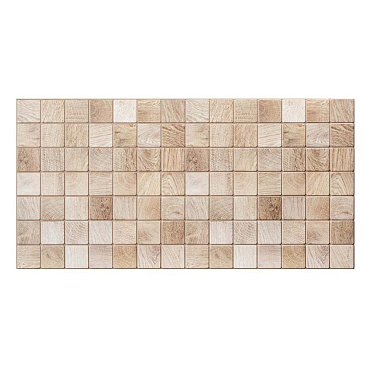 Панель ПВХ 957х482х3 мм цифровая печать Grace дерево брус беленый 0,46 кв.м