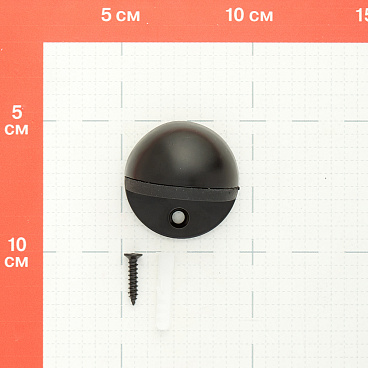 Упор дверной Punto черный