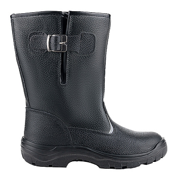 Сапоги рабочие кожаные размер 44 черные Prosafe Basic (15К)