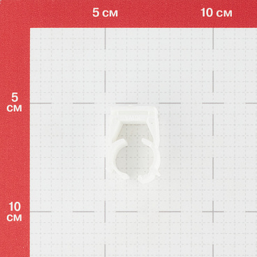 Фиксатор одинарный Henco для металлопластиковых труб 16 мм белый (BCLIP-16)
