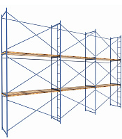 Леса строительные 9х6 м каркас сталь рабочая высота 6 м 54 кв.м