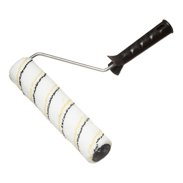 Валик микрофибра 250 мм d42 мм ворс 9 мм для водной основы с ручкой Hesler Gamburg