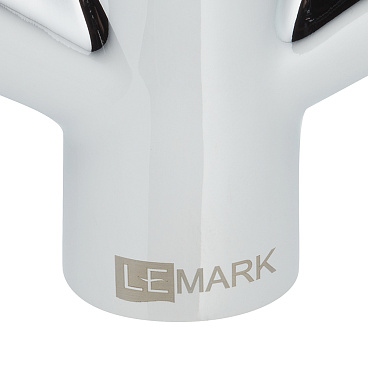 Смеситель для раковины Lemark Plus Spirit хром двухвентильный с поворотным изливом (LM1907C)