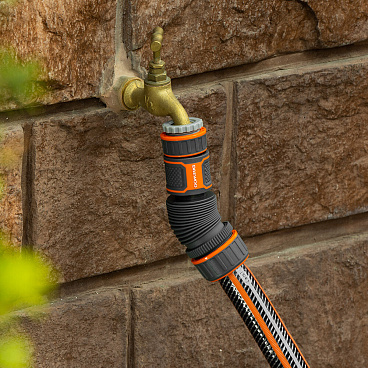 Коннектор 5/8х3/4 для шланга Daewoo пластиковый гибкий (DWC 2819)