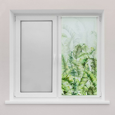 Рулонная штора 140х175 см Legrand Джунгли цветная