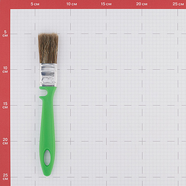 Кисть плоская смешанная щетина пластиковая ручка Wenzo Pro 25х10 мм для антисептиков