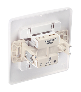 Выключатель Systeme Electric Blanca двухклавишный встраиваемый белый (BLNVS010501)