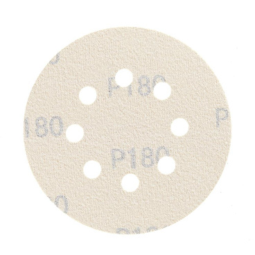 Диск шлифовальный КМ Gold d125 мм P180 на липучку бумажная основа (5 шт.)