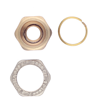 Соединитель прямой 16 обж(ц) х 1/2 НР(ш)