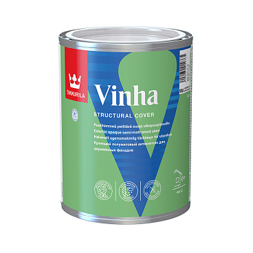 Антисептик Tikkurila/Tikkivala Vinha Classic кроющий декоративный для дерева белый база VVA 0,9 л