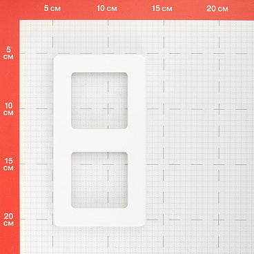 Рамка Legrand Inspiria двухместная белая (673940)