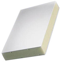 Сэндвич-панель 1500х3000х10 мм утепленная для откосов белая