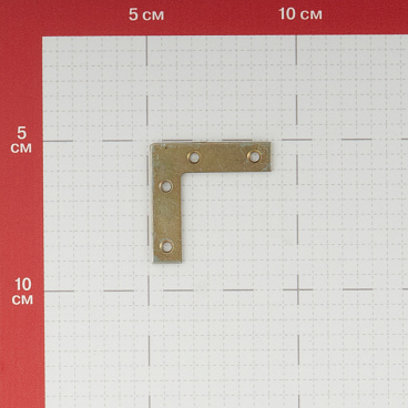 Уголок оконный оцинкованный 40х40х10х1.5 мм с желтой пассивацией