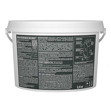 Краска фасадная Neomid Резиновая эластичная акриловая вишневая 2,4 кг