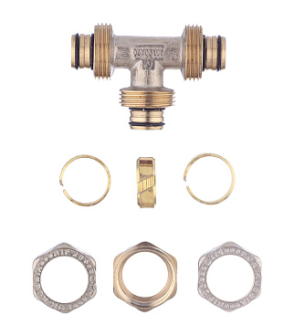 Тройник 20 обж(ц) х 20 обж(ц) х 20 обж(ц)