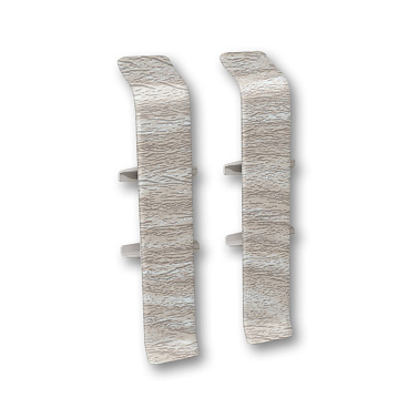 Соединитель Деконика 70 мм орех антик Г-профиль (2 шт.)