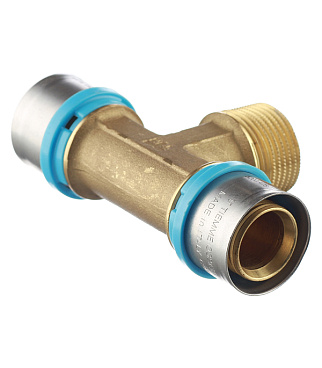 Тройник Tiemme 32(пресс) х 1 НР(ш) х 32(пресс)