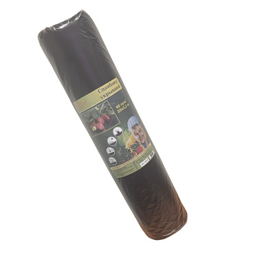 Укрывной материал для защиты от сорняков мульчирующий 60 г/кв.м УФ стабилизатор 3,2х25 м черный