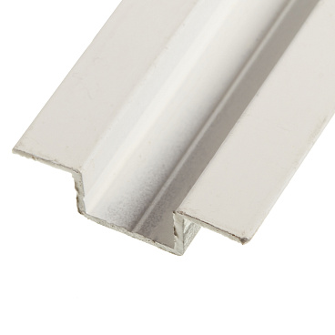 Омега-профиль алюминиевый 3 м 1 мм белый RAL 9010