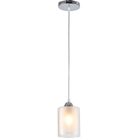 Светильник подвесной Schaffner Inverno E27 60 Вт 3 кв.м хром IP20 (4065-1П)