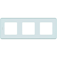 Рамка Legrand Inspiria трехместная мятная (673955)