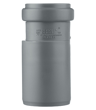 Переходник Ostendorf HTR d32х40 мм пластиковый эксцентрический для внутренней канализации (111710)