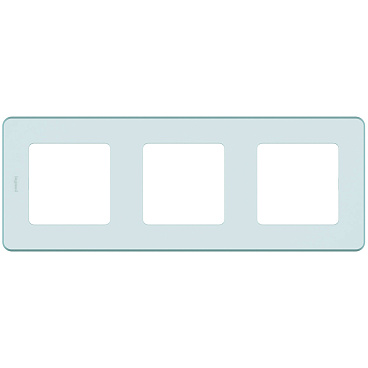 Рамка Legrand Inspiria трехместная мятная (673955)
