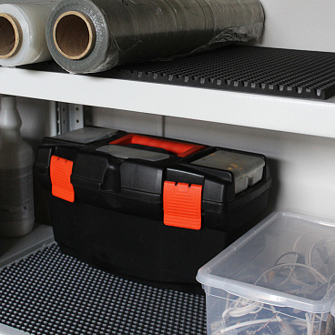 Коврик универсальный Еvaline ЭВА Соты 120х80 см черный