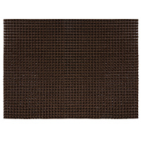 Коврик придверный щетинистый Альфа-Стиль 45х60 см грязезащитный темный шоколад