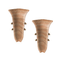 Угол внутренний Идеал Классик 55 мм дуб коньячный S-профиль (2 шт.)