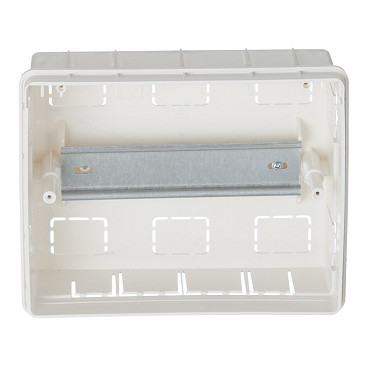 Щит распределительный встраиваемый Makel ЩРВ-П-8 пластиковый IP40 175х210х95 мм 8 модулей с DIN-рейкой и нулевой шиной