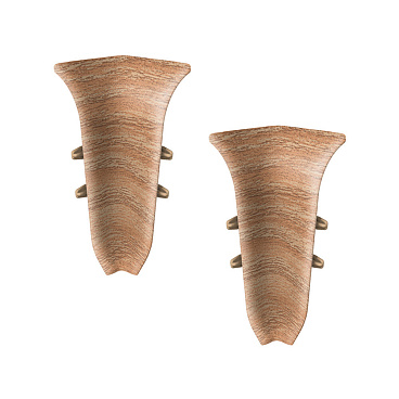 Угол внутренний Идеал Классик 55 мм дуб коньячный S-профиль (2 шт.)