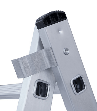 Лестница алюминиевая трансформер двухсекционная 12 ступеней Новая высота бытовая