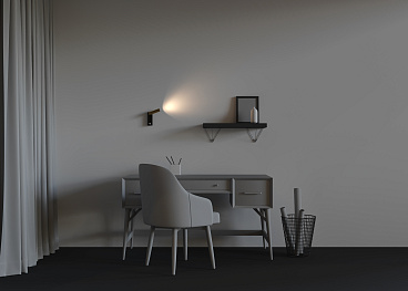 Настенный светильник (бра) Maytoni C078WL-L3BBS3K