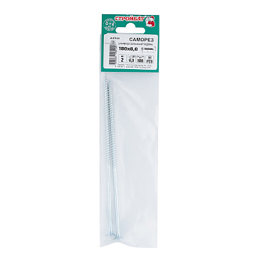 Саморезы универсальные 180x6,0 мм оцинкованные (2 шт.)