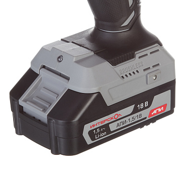Дрель-шуруповерт ударная аккумуляторная Интерскол ДАУ-13/18ВК 18 В 1,5 Ач Li-Ion 2 АКБ иЗУ (573.1.2.70)